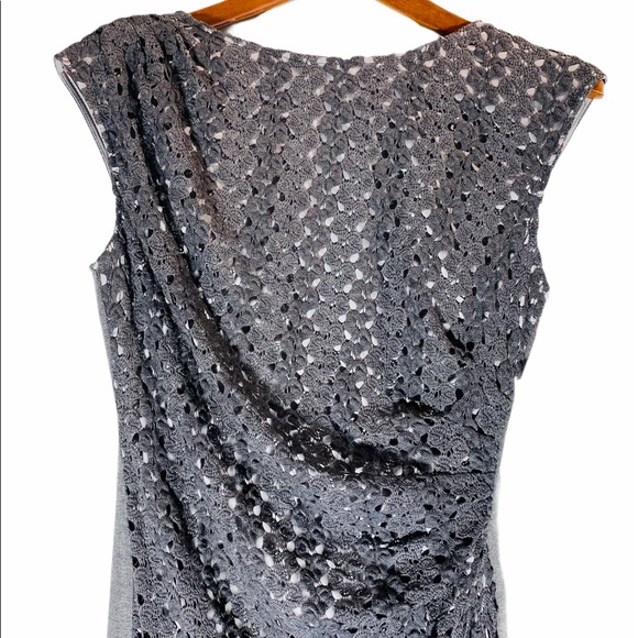 NWT**SUZI CHIN Gray Dress**US 6**$155 - Picture 3 of 8